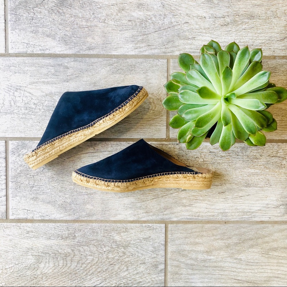 Navy Gairno Mule Espadrilles - Picture 2 of 6